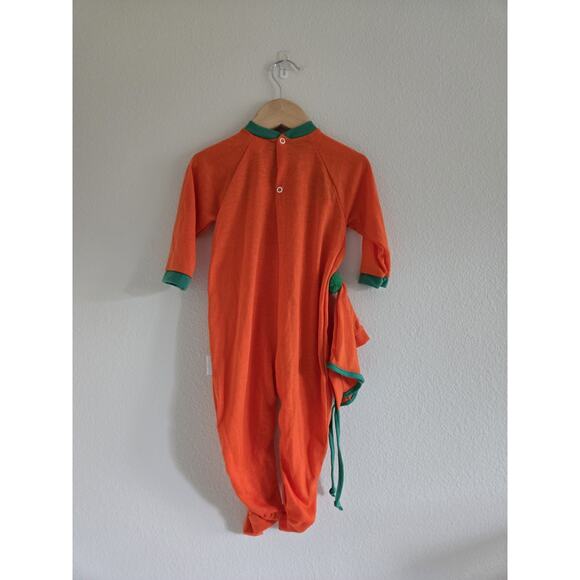 6-9 Month Vintage Oshkosh B’gosh Halloween Pumpkin Outfit With Hat - Picture 3 of 5